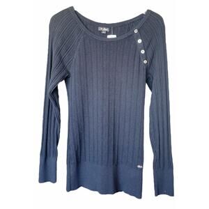 Guess Textured Knit Long Sleeve Thermo Top Size XL